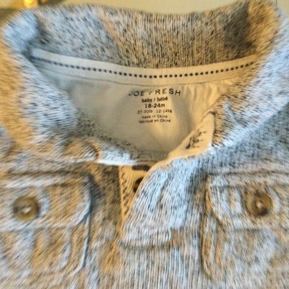 CHILDREN'S - JOE FRESH GREY SWEATER - Picture 4 of 7